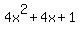 4x%5E2+%2B+4x+%2B+1