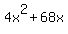4x%5E2+%2B+68x