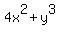 4x%5E2+%2B+y%5E3