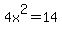 4x%5E2+=+14++
