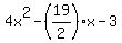 4x%5E2+-%2819%2F2%29x+-3