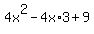 4x%5E2+-+4x%2A3+%2B+9