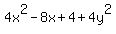 4x%5E2+-+8x+%2B+4+%2B+4y%5E2