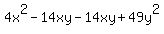 4x%5E2-14xy-14xy%2B49y%5E2
