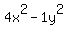 4x%5E2-1y%5E2