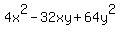 4x%5E2-32xy%2B64y%5E2