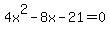 4x%5E2-8x-21=0