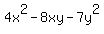 4x%5E2-8xy-7y%5E2
