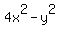 4x%5E2-y%5E2