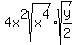 4x%5E2sqrt%28x%5E4%29%2Asqrt%28y%2F2%29