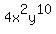 4x%5E2y%5E10