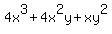 4x%5E3%2B4x%5E2y%2Bxy%5E2