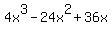 4x%5E3-24x%5E2%2B36x
