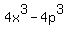 4x%5E3-4p%5E3