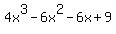 4x%5E3-6x%5E2-6x%2B9