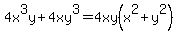 4x%5E3y%2B4xy%5E3=4xy%28x%5E2%2By%5E2%29