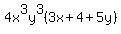 4x%5E3y%5E3%283x%2B4%2B5y%29
