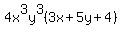 4x%5E3y%5E3%283x%2B5y%2B4%29