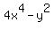 4x%5E4-y%5E2
