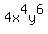 4x%5E4y%5E6