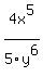 4x%5E5%2F5y%5E6