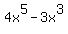 4x%5E5-3x%5E3