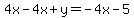 4x+-+4x+%2By=+-4x+-5