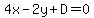 4x-2y%2BD=0