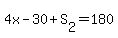 4x-30%2BS%5B2%5D=180