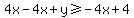 4x-4x%2By%3E=-4x%2B4