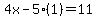 4x-5%281%29=11