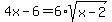 4x-6=6%2Asqrt%28x-2%29