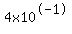 4x10%5E-1