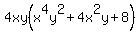 4xy%28x%5E4y%5E2%2B4x%5E2y%2B8%29