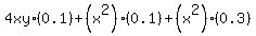 4xy%2A%280.1%29%2B%28x%5E2%29%2A%280.1%29%2B%28x%5E2%29%2A%280.3%29