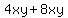 4xy%2B8xy