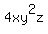 4xy%5E2z
