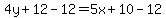 4y%2B12-12=5x%2B10-12