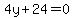 4y%2B24=0