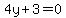 4y%2B3=0