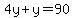 4y%2By=90