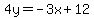 4y=-3x%2B12