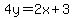 \"4y=2x%2B3\"