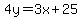4y=3x%2B25