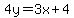 4y=3x%2B4