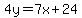 4y=7x%2B24