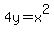 4y=x%5E2