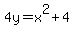 4y=x%5E2%2B4