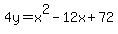 4y=x%5E2-12x%2B72