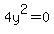 4y%5E2+=+0